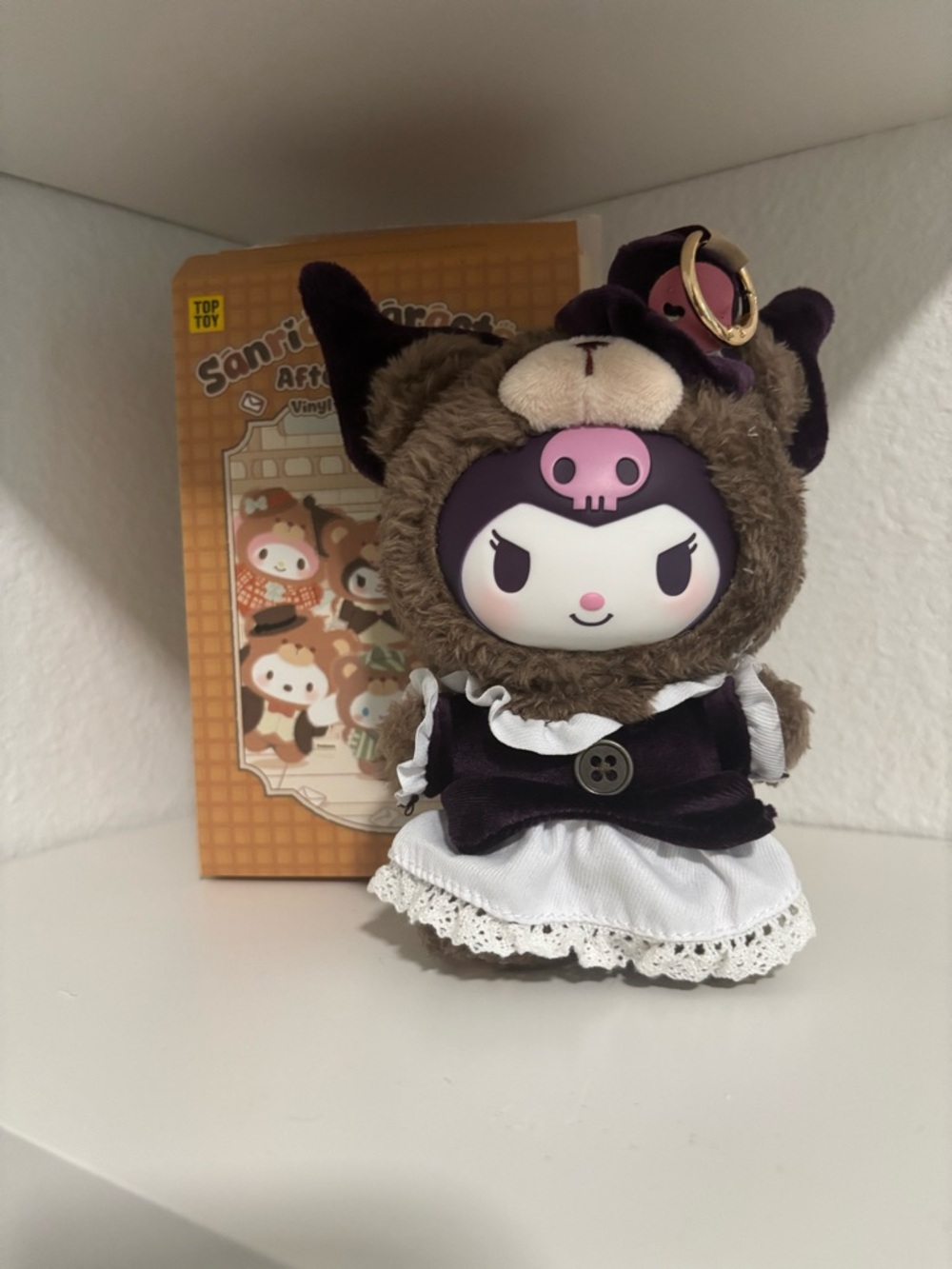 Sanrio Kuromi Afternoon Tea Blind Box Plush Vinyl Figure Keychain NEW w/ Box